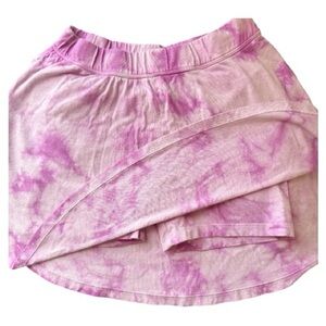 GAP Kids Pink Tie-Dye Skort with Pockets Size L